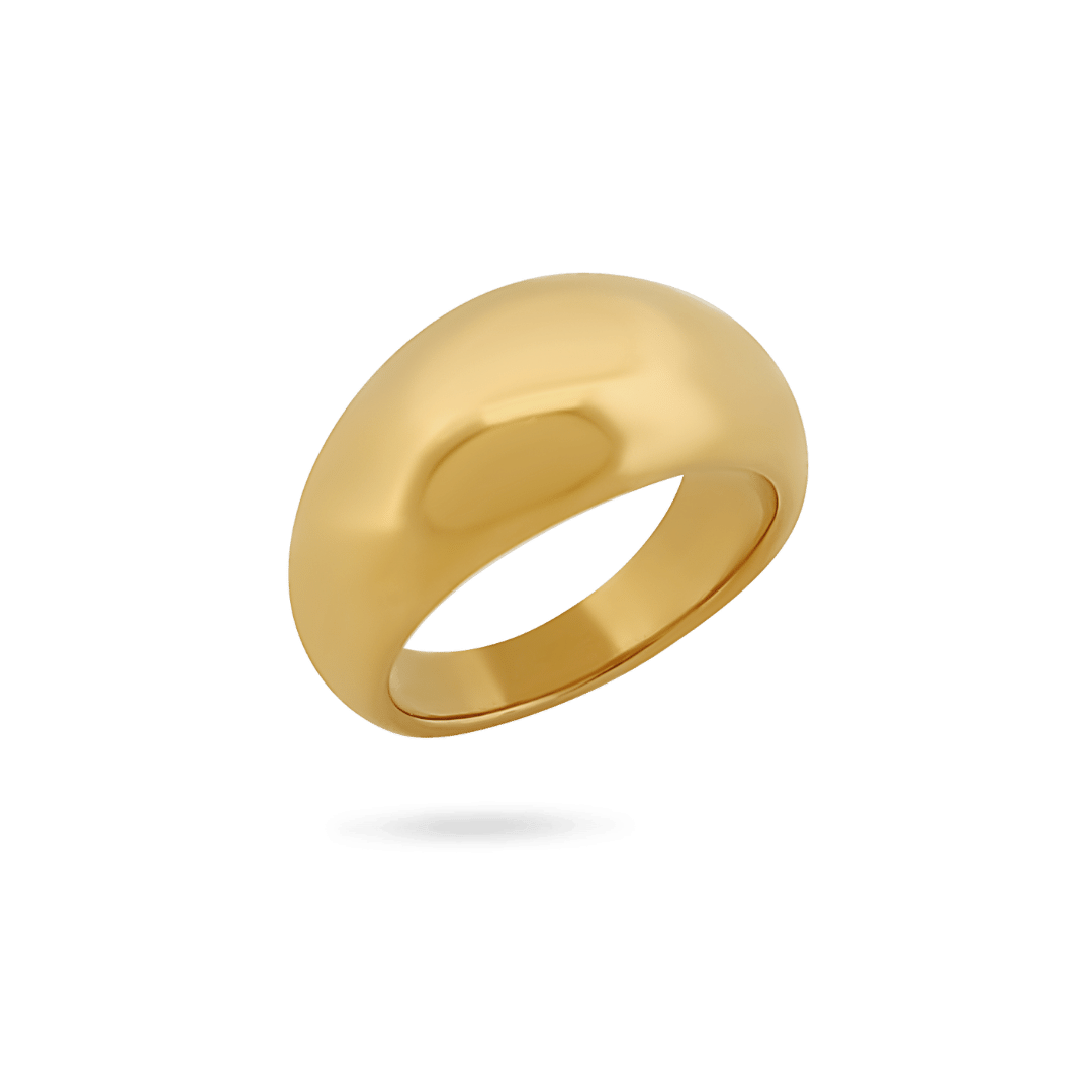 Dina Ring Rings IceLink-BL Gold PVD 5 